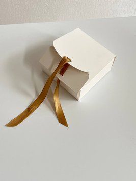 Збірна коробка"Біла" 11.5*11.5*5 см 111105 фото